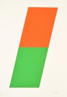 Ellsworth Kelly Orange, Green Lithograph, Signed Edition - Sold for $7,500 on 11-09-2019 (Lot 262).jpg